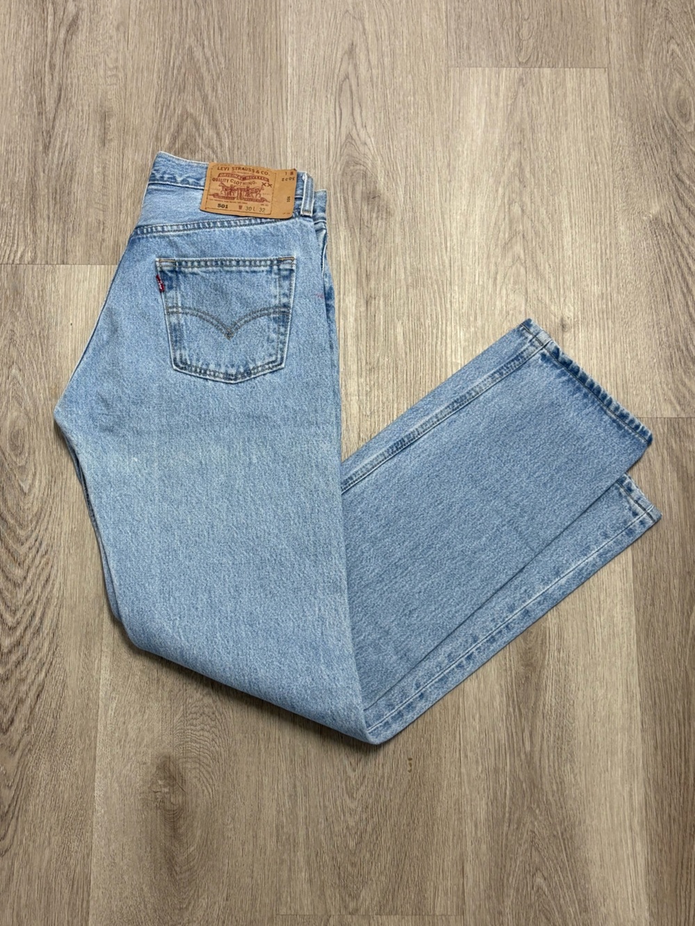 Light Blue Straight Men's Jeans by Levi's